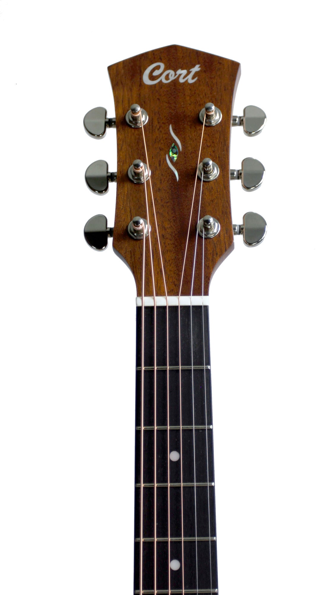 PURE-DCMF, forme Dreadnought pan coupé, table acajour massif, f/e acajou massif, EQ Fishman Sonitone, Naturel Satiné