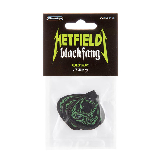 Sachet de 6 médiators ULTEX Hetfield Black Fang 0.73 mm