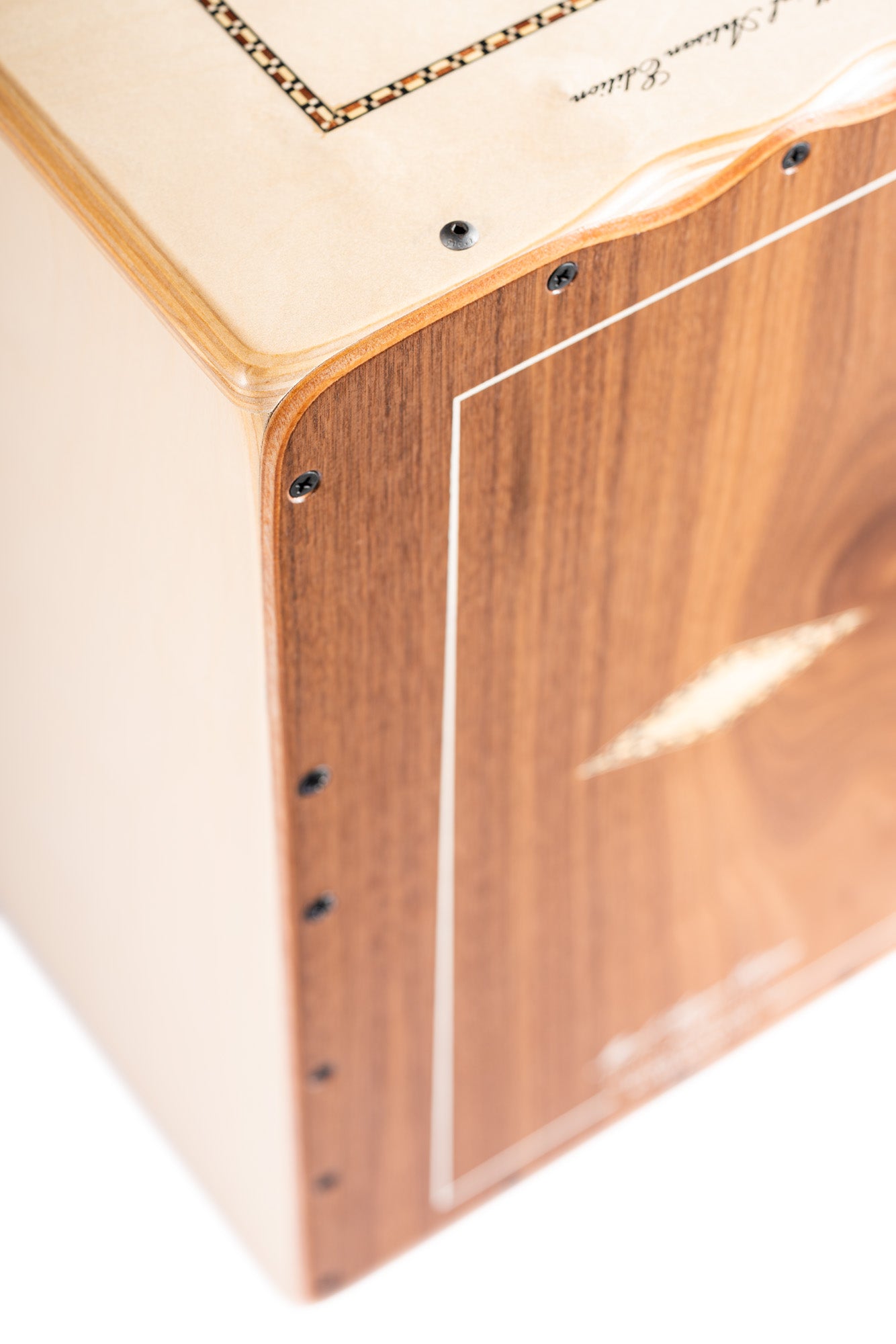 CAJON MEINL ARTISAN CANTINA LINE-WALNUT, FAÇADE AVANT NOYER, CORPS BOULEAU BALTIQUE 9 PLIS