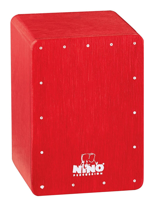 Shaker mini cajon, corps en bouleau, version miniature du cajon NINO, rouge