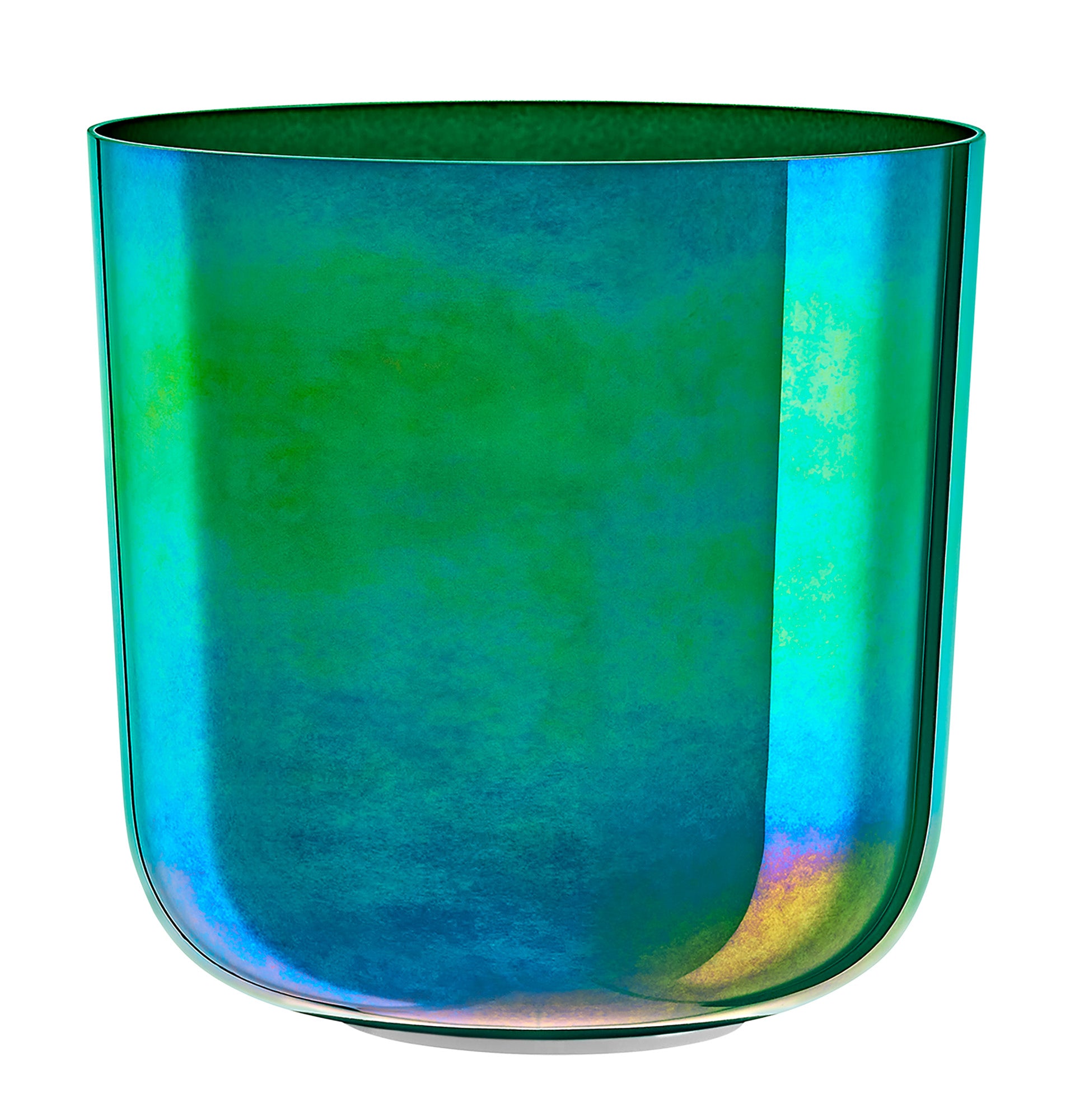 SINGING BOWL SONIC ENERGY ESSENCE CRYSTAL 8" NOTE F3, BLEU MENTHE, CHAKRA COEUR