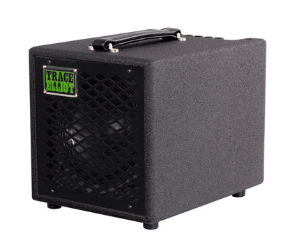 Ampli basse 200W RMS, HP 1x 8", EQ 3 bandes, contrôle du Gain, sortie DI, sortie casque, finition noir