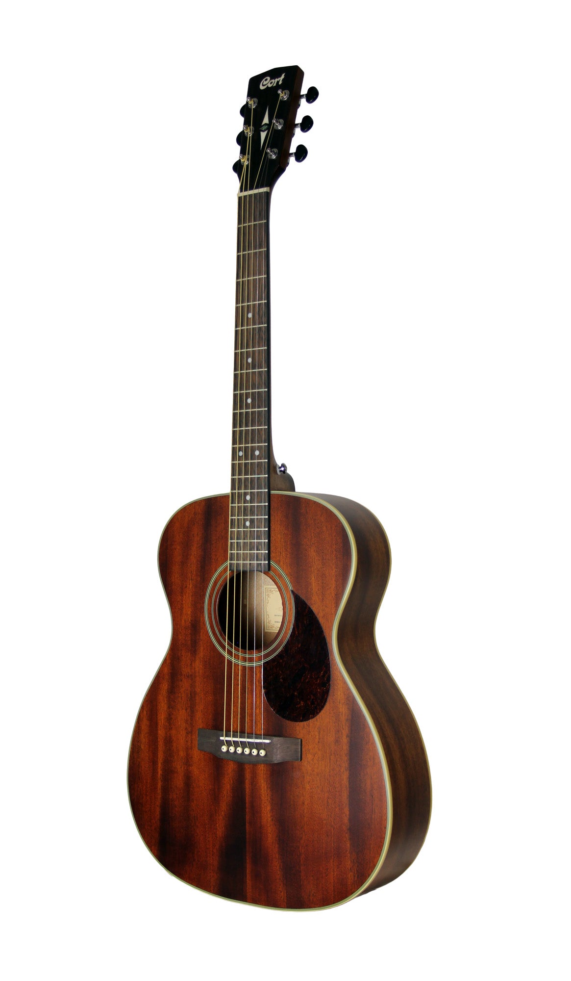 L100-O, forme Orchestra Model, table acajou massif, fond & éclisses acajou, touche ovangkol, sillet 45 mm, naturel satiné