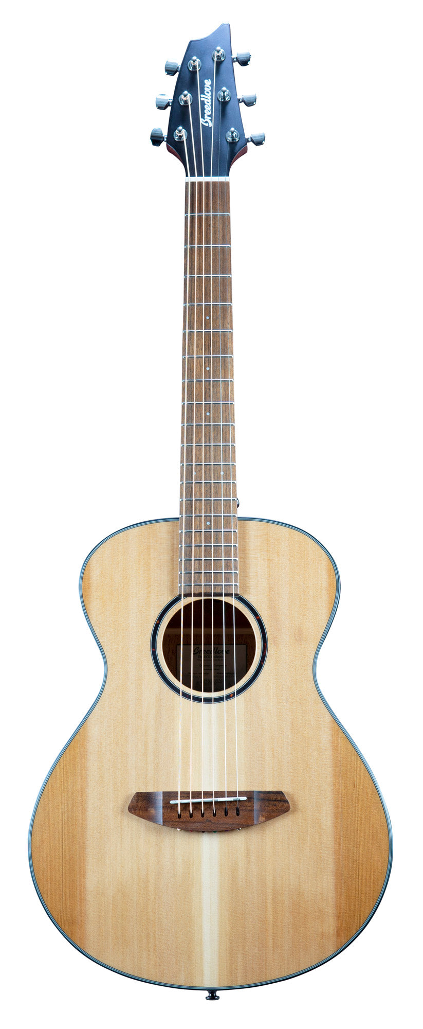 DISCOVERY S COMPANION, table cèdre rouge massif, fond & éclisses acajou, touche & chevalet ovangkol, naturel satiné