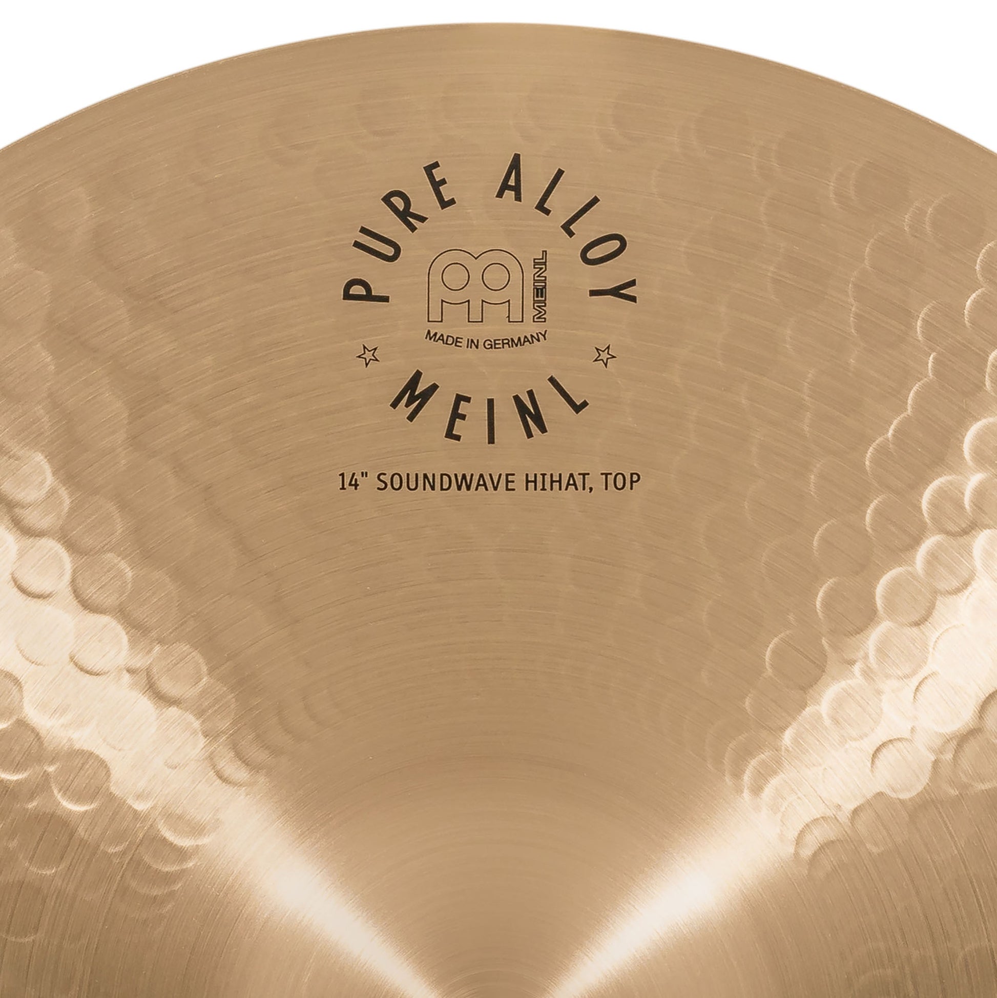 Hithat 14" Soundwave Meinl Pure Alloy fini Traditional martelé