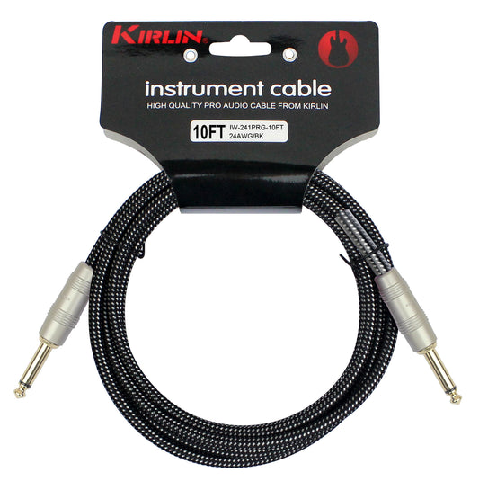 Câble instrument MEDIUM Jack/Jack, 3 mètres, noir