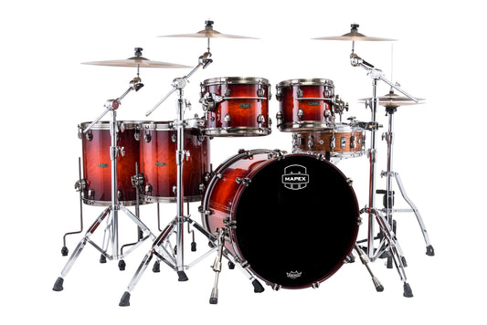 MAPEX SATURN 5 FUTS EXOTIC ELMWOOD BURST
