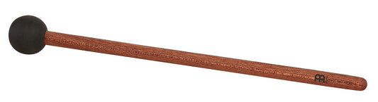 Mailloche en acajou, boule caoutchouc souple, manche court, 22,5 cm. Fabriqué en Allemagne.