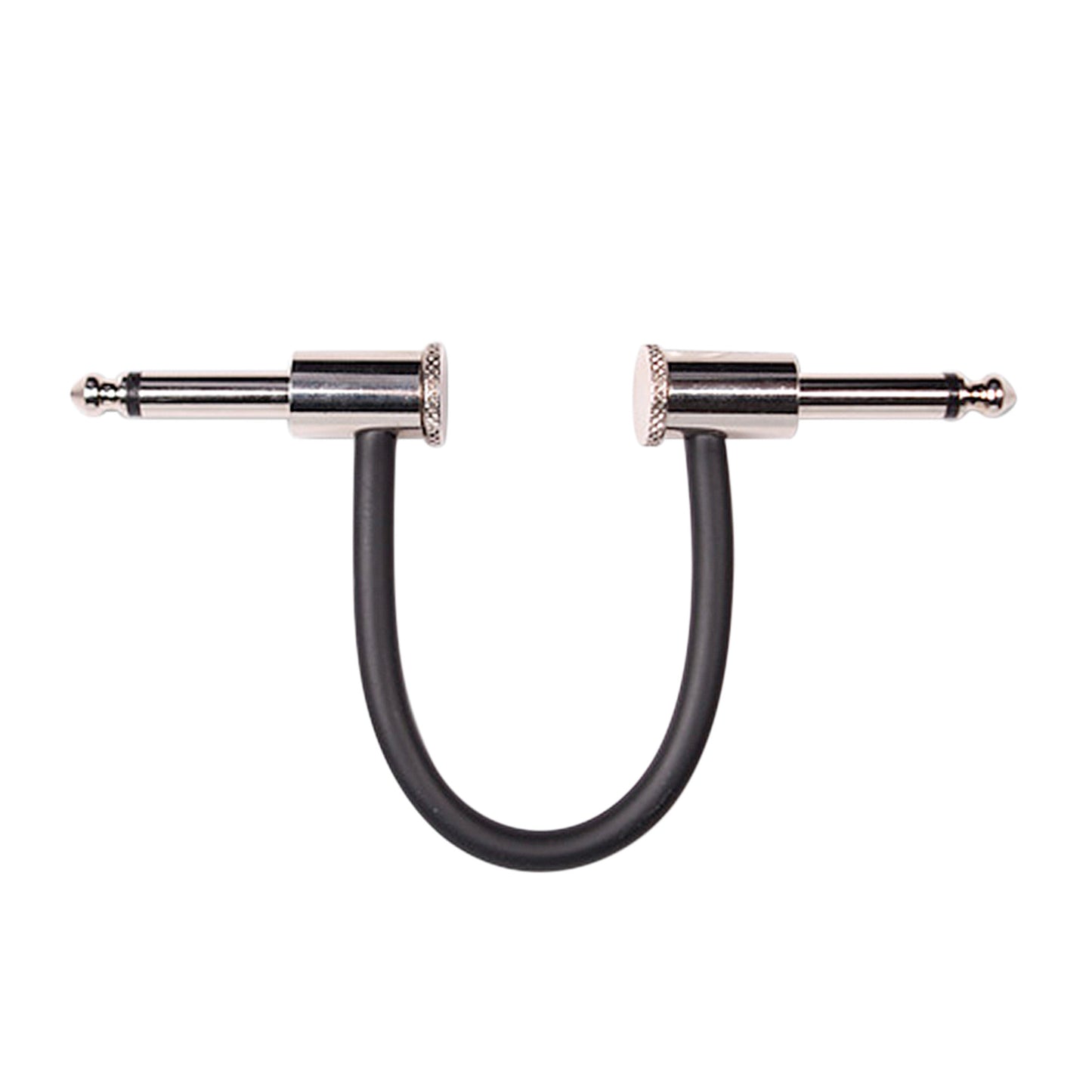 Câble patch PC-6, Jack coudé/Jack Coudé, 15 cm, noir