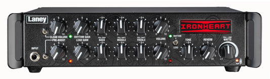 Tête amplifiée 300W & 60W, 3 canaux, 2 lampes de préampli ECC83, 2 modes d'amplification Class D, 3.5 kg, noir