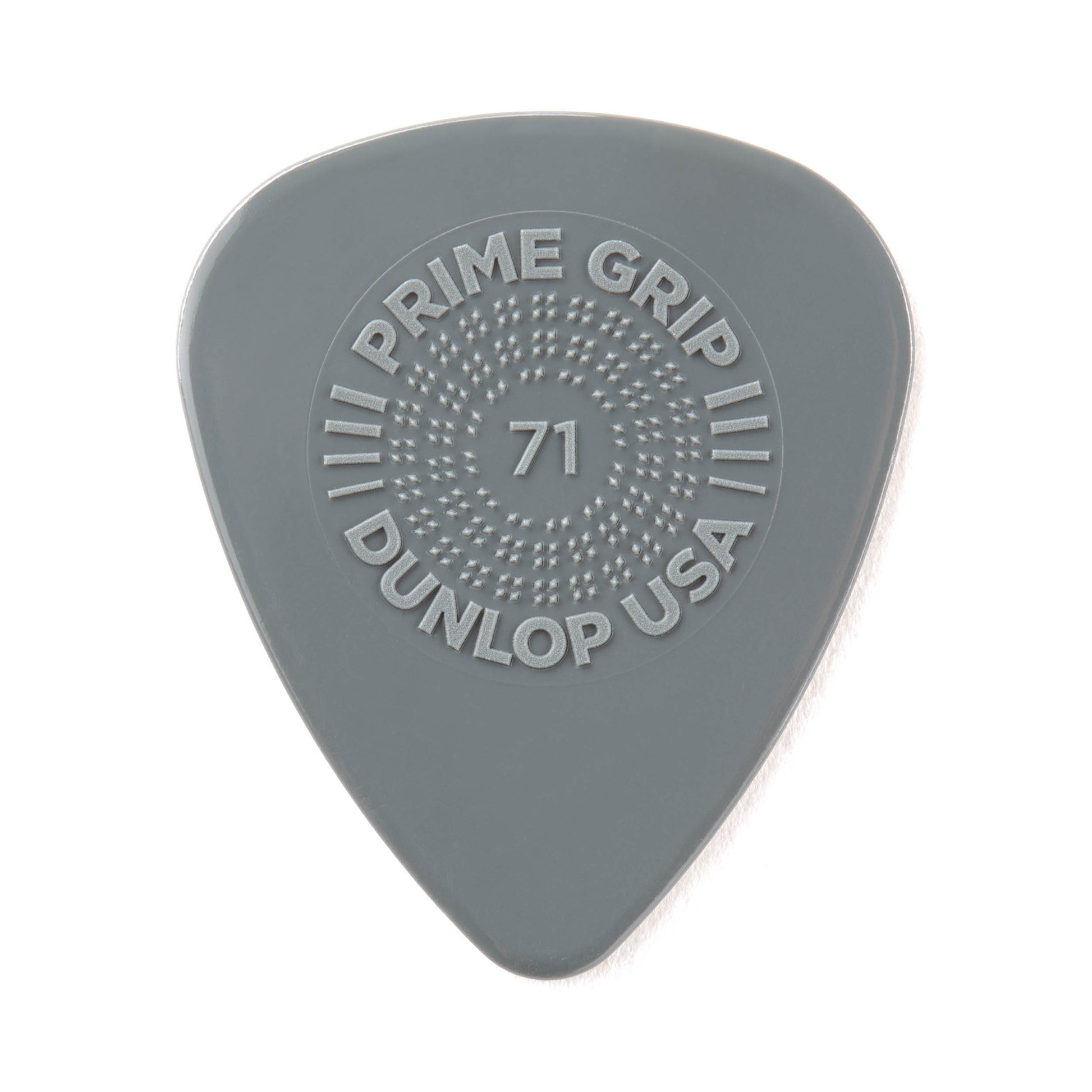 Sachet de 12 médiators Prime Grip DELRIN 500 0.71 mm (gris)