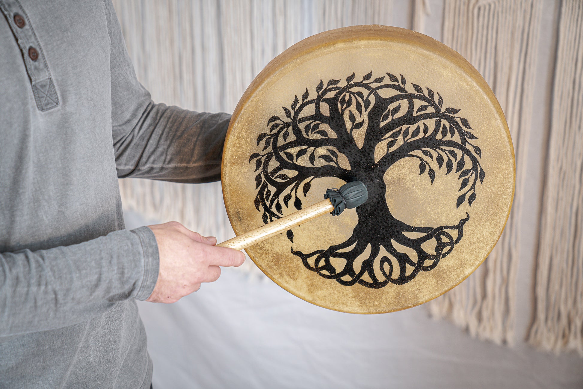 HOOP DRUM SONIC ENERGY 15" TREE OF LIFE