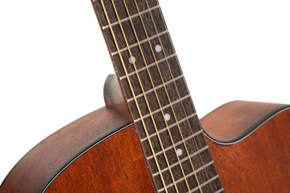 L60, forme Orchestra Model, pan coupé, table acajou massif, fond & éclisses acajou, touche laurier, EQ CE304T, pores ouverts