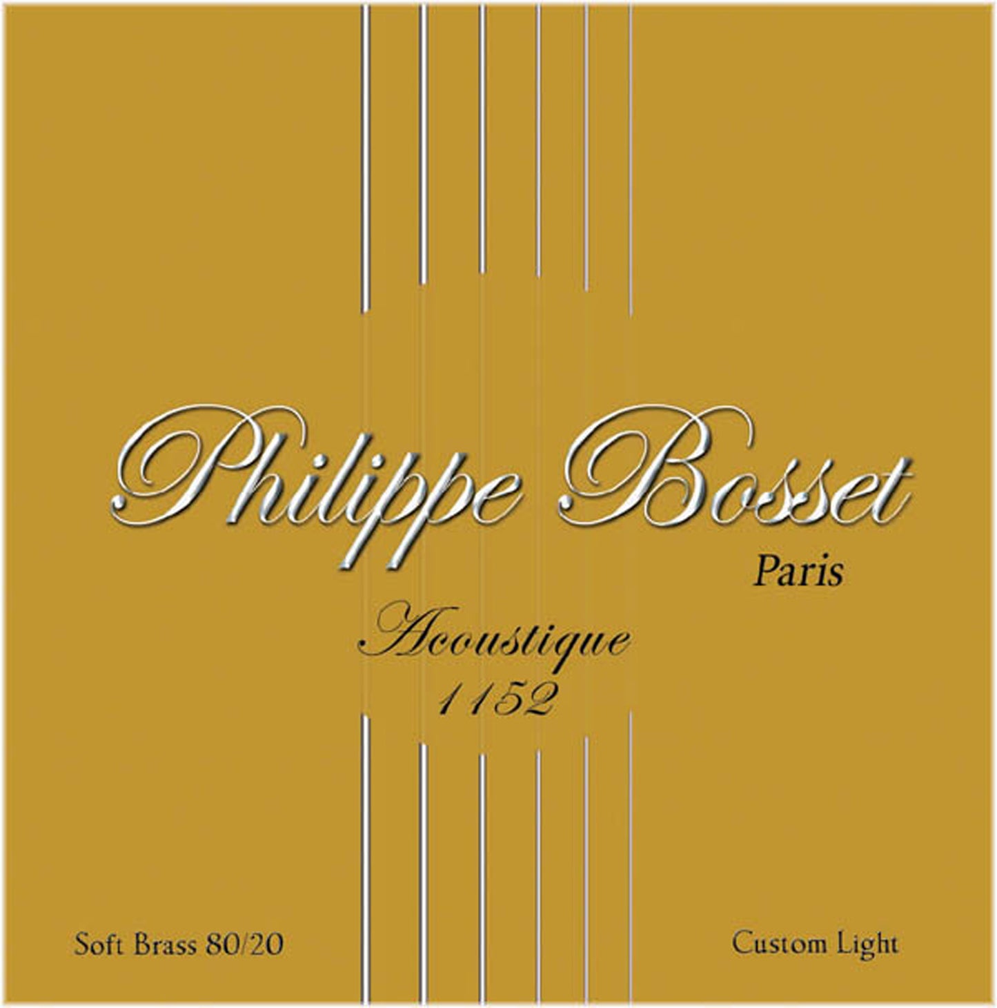 Jeu de cordes pour acoustique Custom Light (11-15-24w-30w-42w-52w), soft brass 80/20