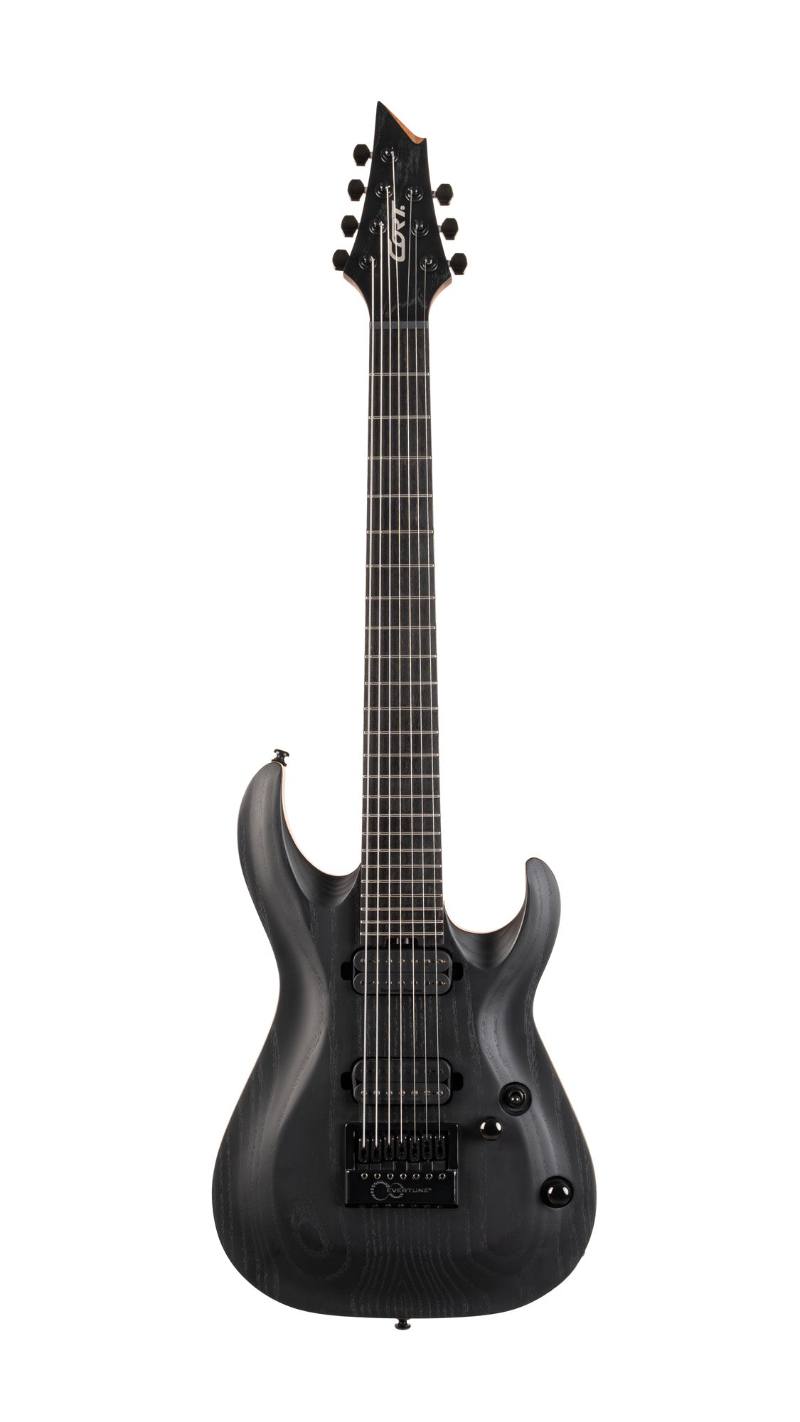 KX707EV, corps acajou, table frêne, touche ébène, chevalet Evertune, micros Seymour Duncan Sentient & Nazgûl, housse