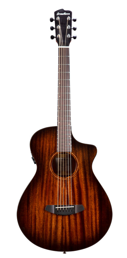 WILDWOOD PRO CONCERTINA SUEDE CE, pan coupé, table acajou massif, f/e acajou massif, EQ Fishman Flex Plus-T, housse