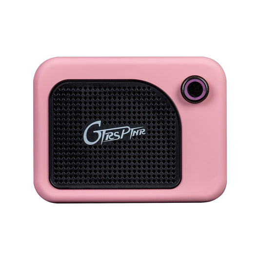 Amplificateur GCA5, 5W, HP 2.2", connexion Bluetooth, entrée Jack 6.35, fonctionne sur batterie, rose