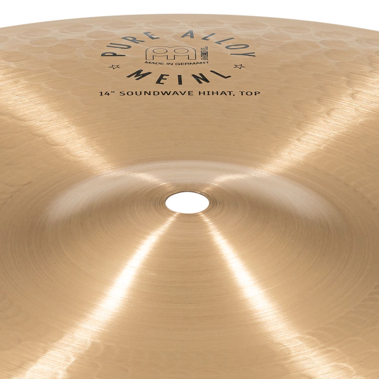 Hithat 14" Soundwave Meinl Pure Alloy fini Traditional martelé