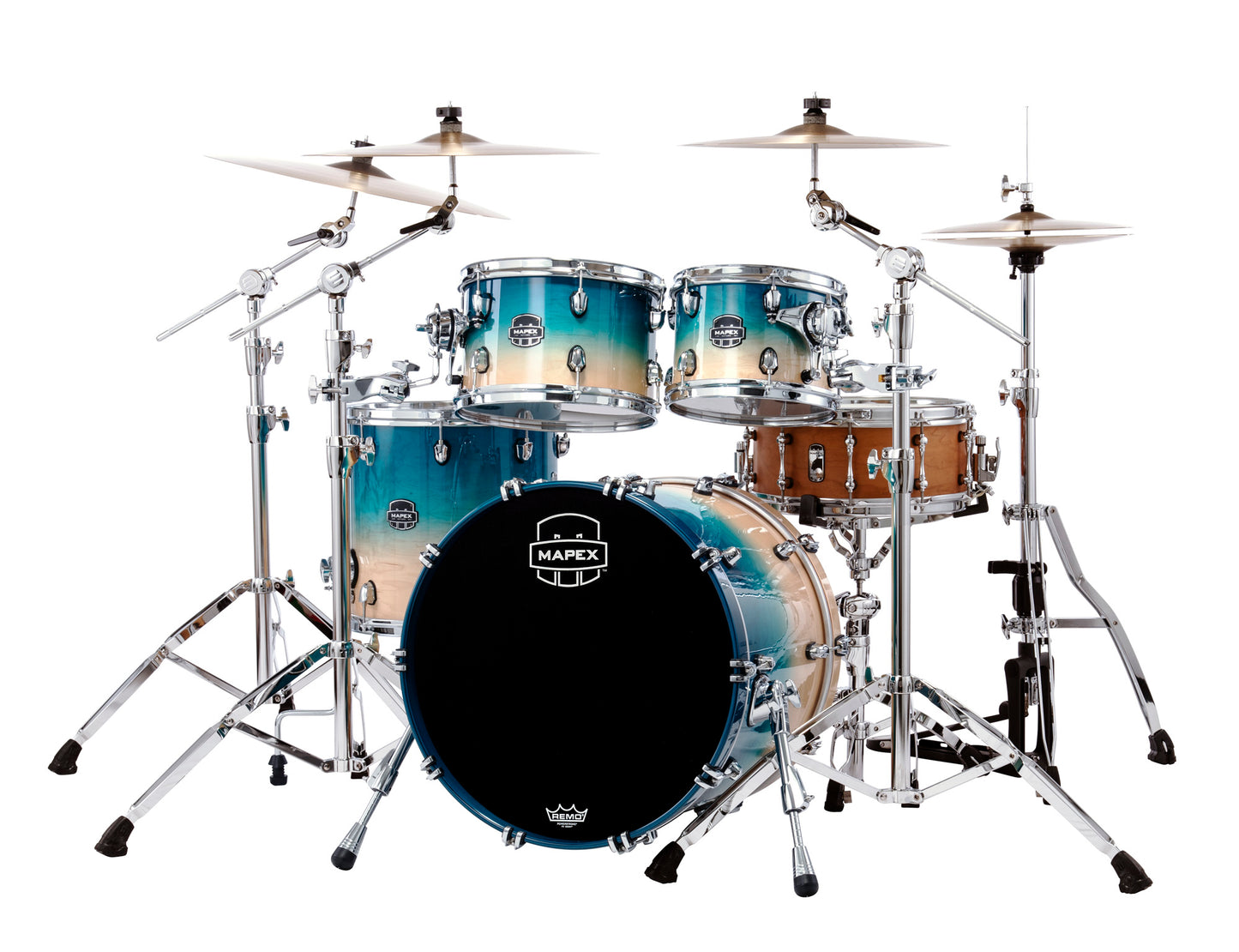 MAPEX SATURN 4 FUTS AQUA FADE