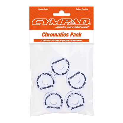 SET 5 PADS CYMPAD CHROMATICS BLANC