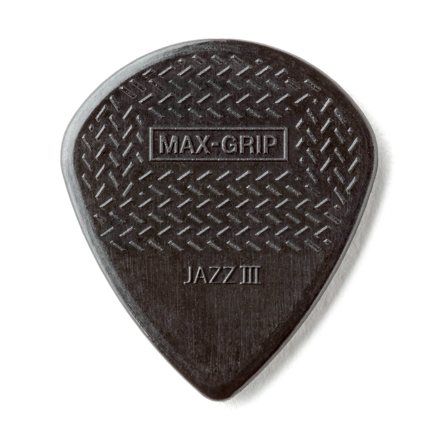 Sachet de 6 médiators Max-Grip Jazz III (noir)