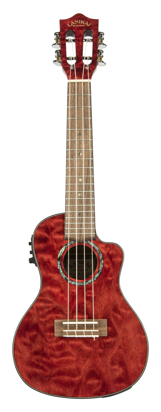 Ukulélé concert Lanikai érable pommelé QM-RDCEC