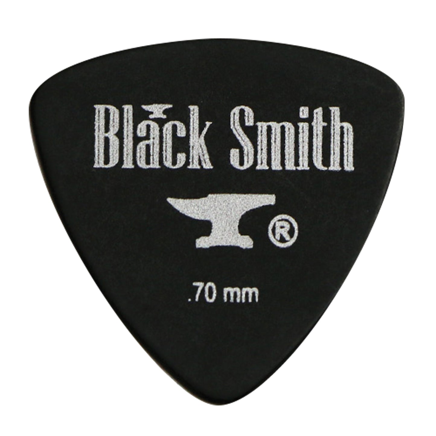 Sachet de 10 médiators Carbon Triangle Medium 0.7 mm, noir