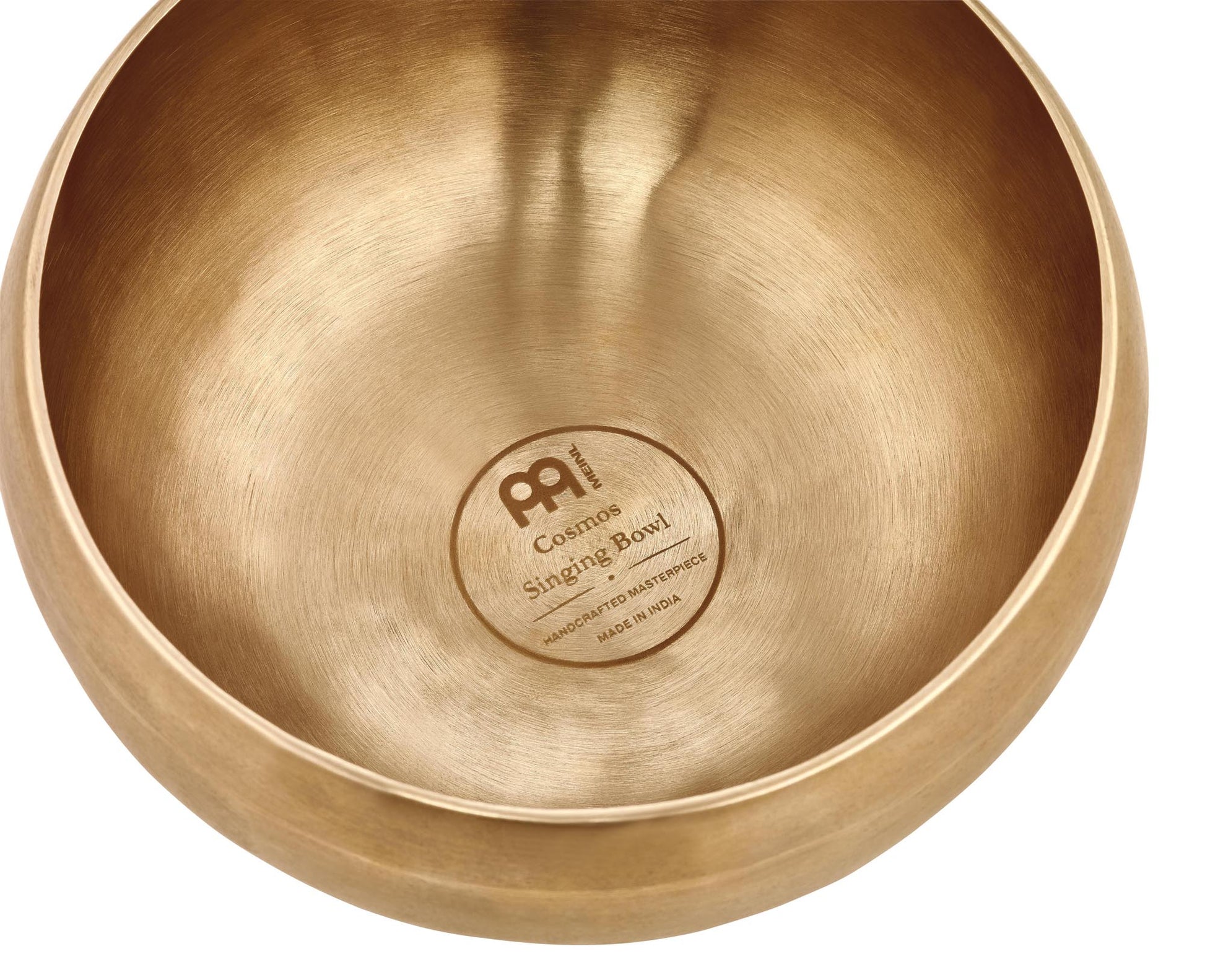 Bol tibétain COSMOS, Ø 14.8cm, 650g, livré avec housse et anneau de feutre (support), fabrication artisanale en Inde