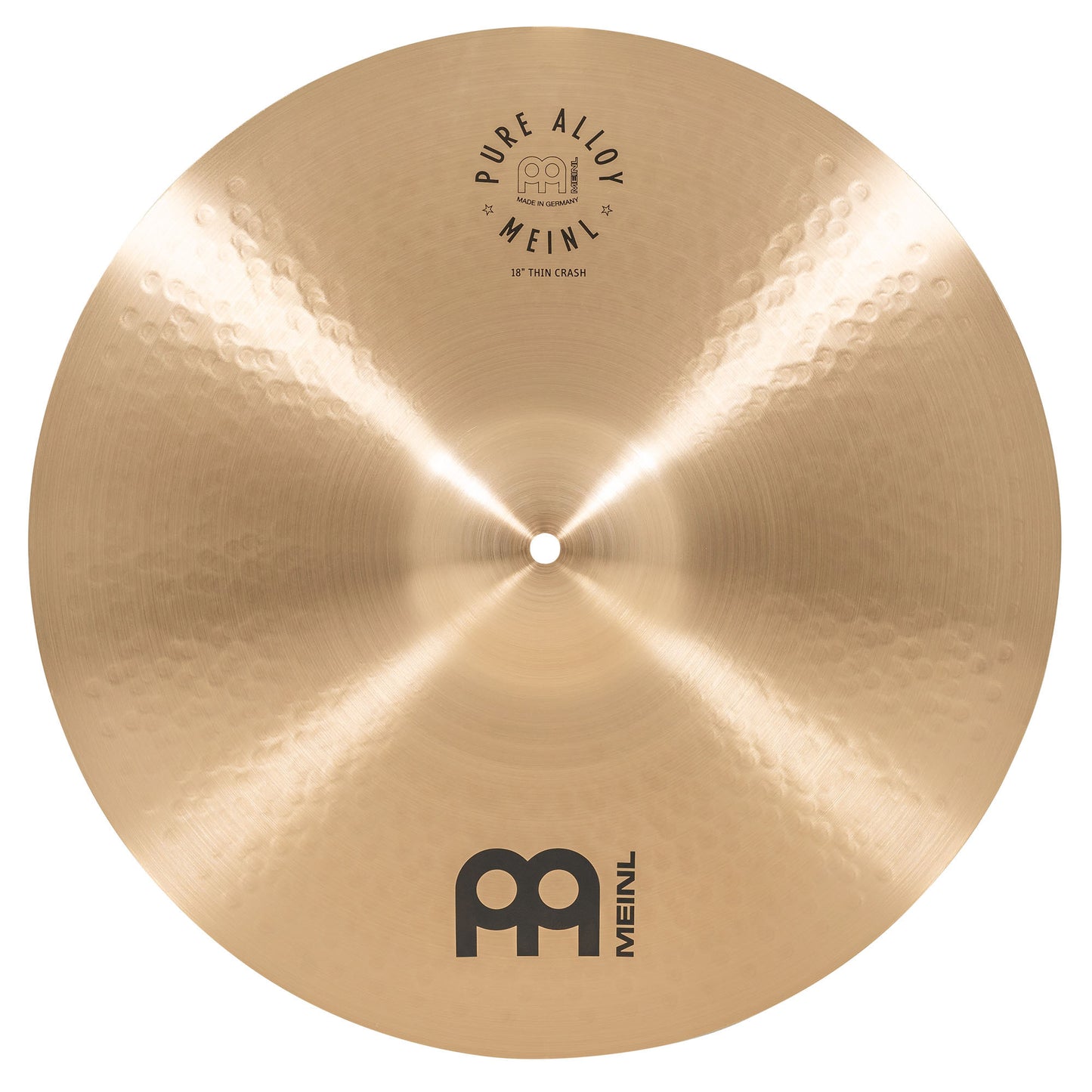 Thin Crash 18" Meinl Pure Alloy fini Traditional martelé
