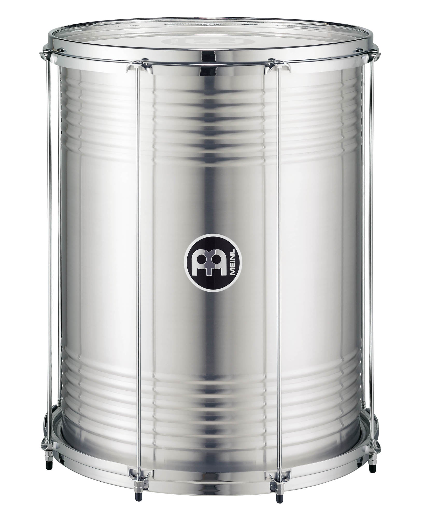 Surdo 16" x 20", 8 tirants, fût aluminium, peau synthétique, accastillage chromé