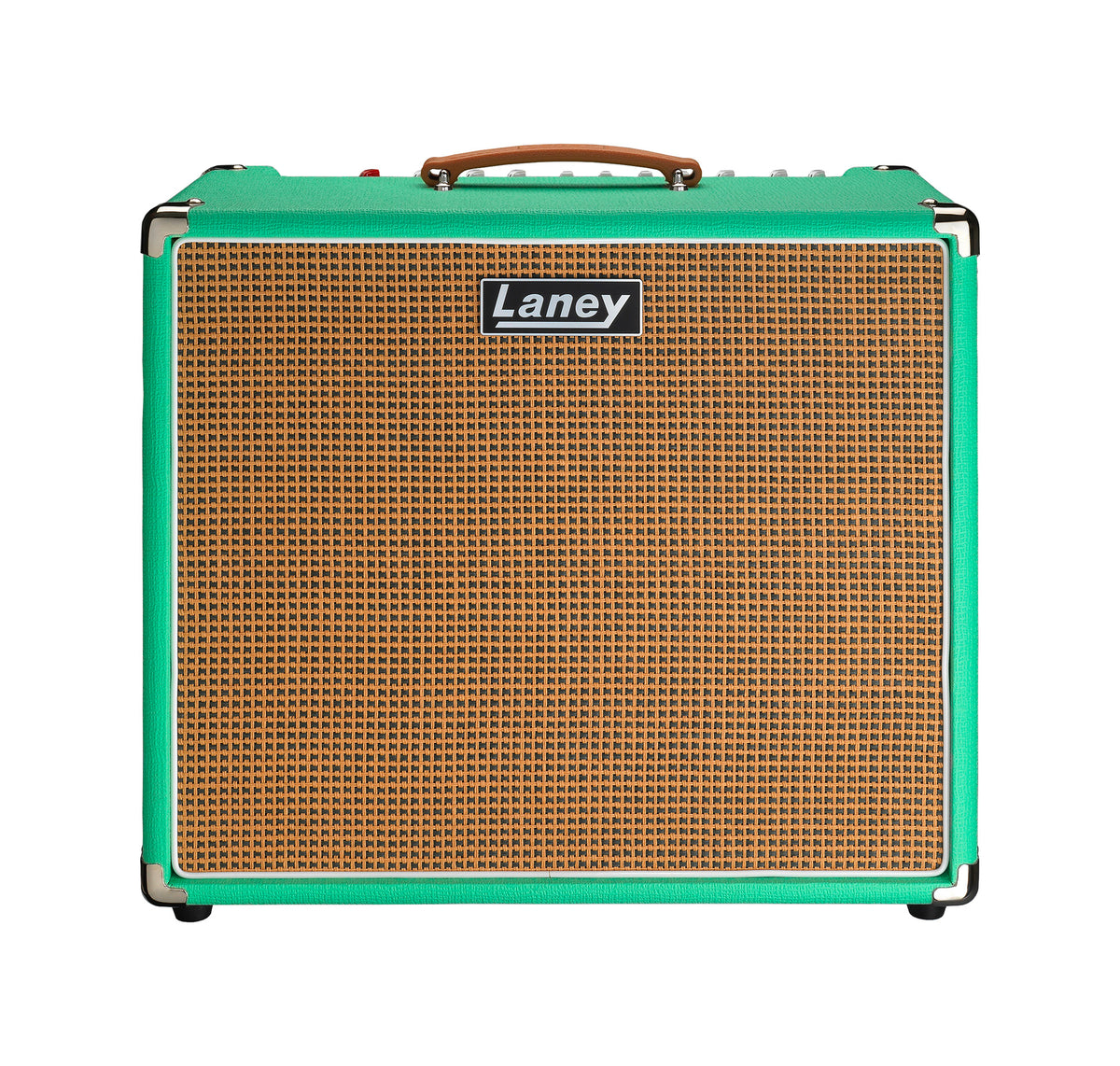 Ampli guitare électrique 60W, 1x HP 12" HH, 2 canaux, EQ 3 bandes, réverb, tremolo, chorus, boucle d'effet, sea foam green