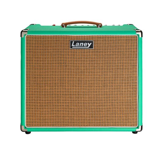 Ampli guitare électrique 60W, 1x HP 12" HH, 2 canaux, EQ 3 bandes, réverb, tremolo, chorus, boucle d'effet, sea foam green