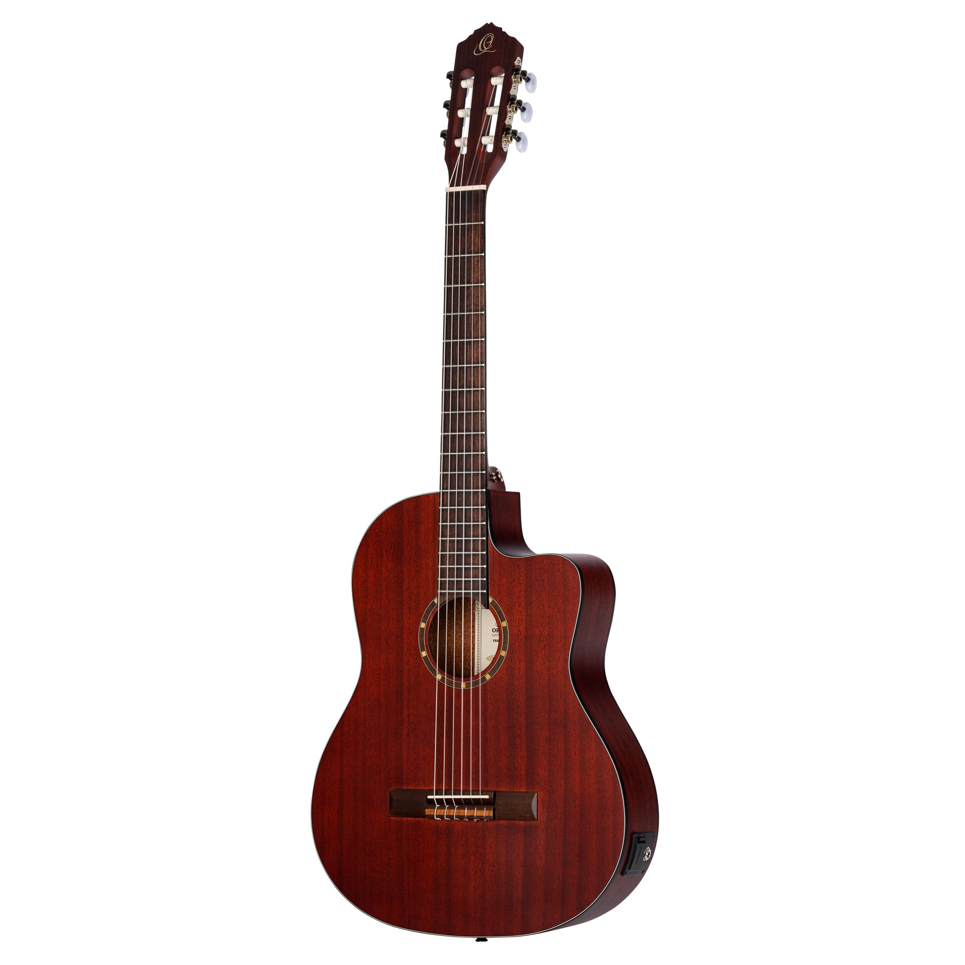 RCE125MMSN, Slim Neck, Thinline, pan coupé, EQ MagusPro, table acajou, f/e acajou, sillet 48 mm, housse, satiné pores ouverts