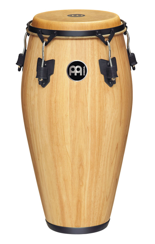 Quinto 11", 2 plis hévéa, 76 cm, peau buffle, cercle TTR 5mm, accast. noir avec protec, sans pied, Natural mat