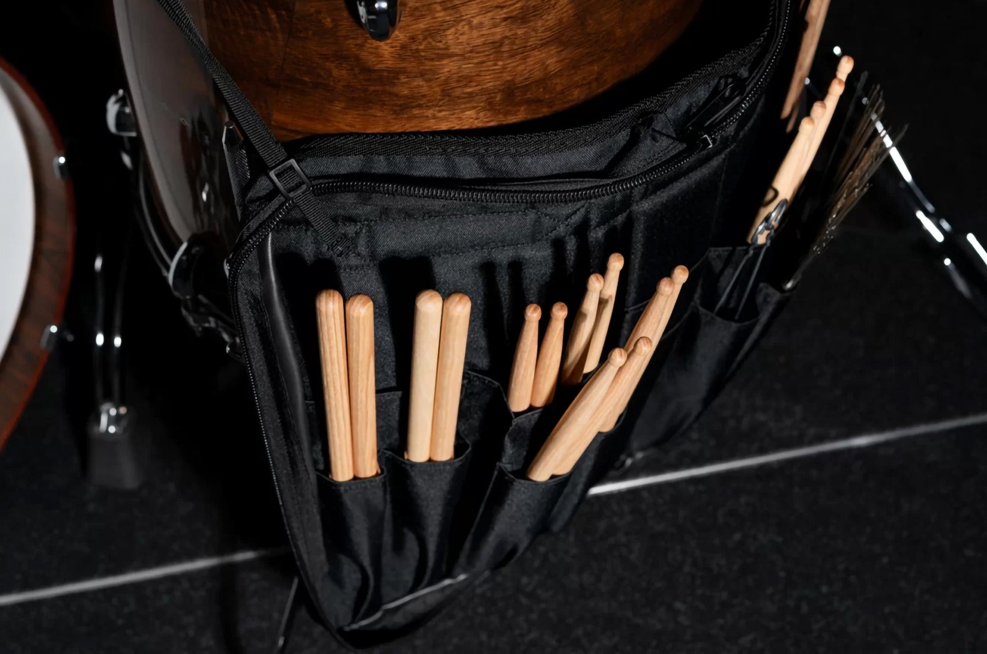 Housse de baguettes Meinl noire