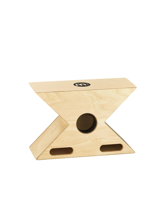Slap-Top Cajon Hybrid, bouleau, 2 surfaces de frappe: son caisse claire + bongo, timbre interne, design confortable, naturel mat