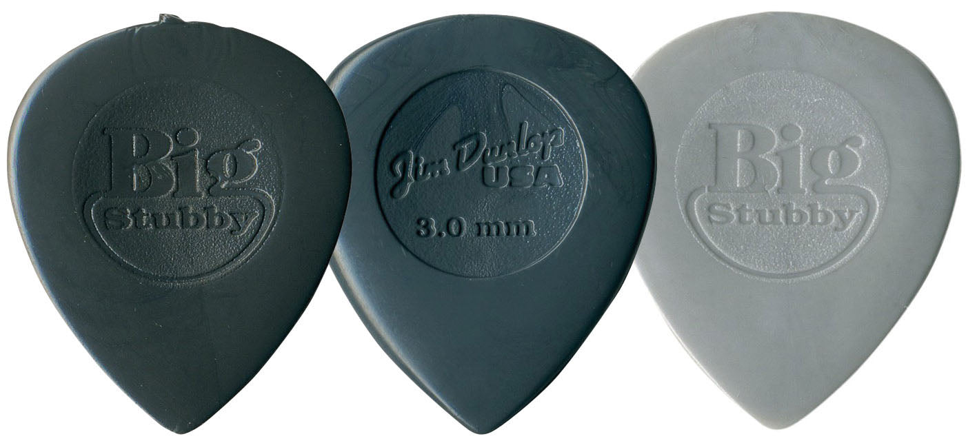 BIG STUBBY GRIS, boite de 144 médiators