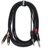 Cable Patch Enova 2X Rca - 2X Jack 1M