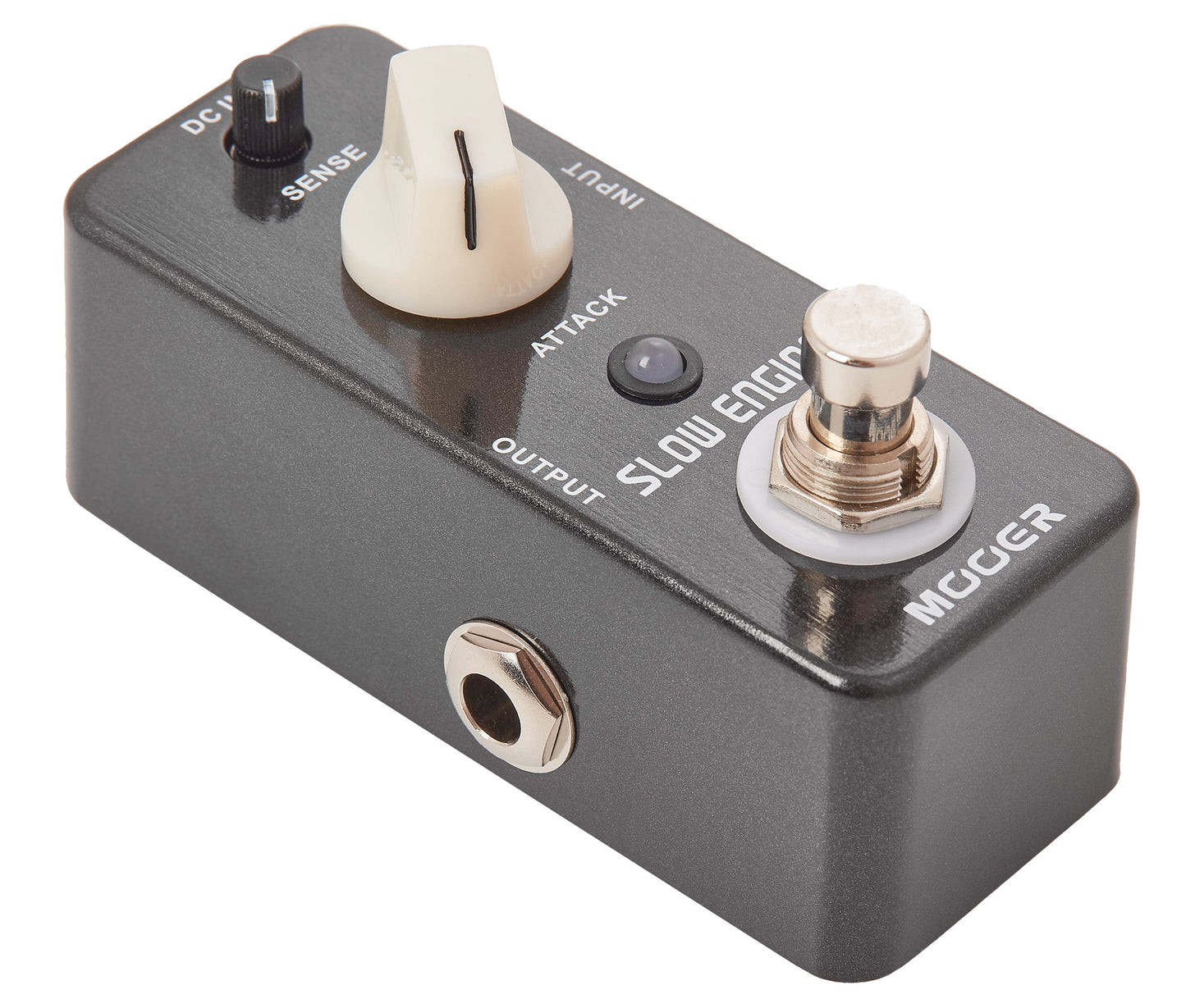 Pédale SLOW ENGINE, slow motion (atténuation de l'attaque pour simuler un son violon), boîtier métal, true bypass, noir