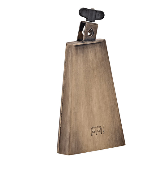 CLOCHE MEINL MIKE JOHNSTON GROOVE BELL, 7 3/4", ALLIAGE D'ACIER SPECIAL, DEUX AIMANTS INCLUS, FINITION ACIER VINTAGE