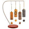 Sonic Energy CBCS4SET Set of 4 Bamboo Chimes with Stand