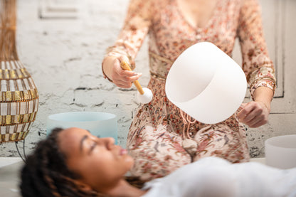 SINGING BOWL SONIC ENERGY CRISTAL 8"