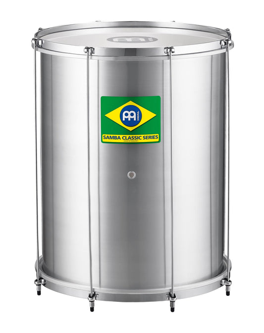 Surdo Classic 18 x 22", 8 tirants, fût en aluminium, peau synthétique, cercle et fût traditionnels, accastillage chromé