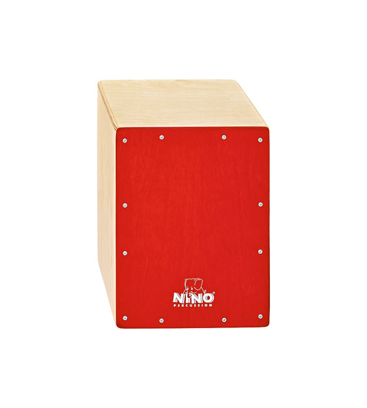 CAJON NINO 13", BOULEAU, FAÇADE ROUGE, TIMBRE INTERNE