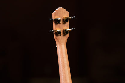 RUEB-SO, modèle Soprano, table ébène, fond & éclisses ébène, touche & chevalet noyer, housse deluxe, satiné pores ouverts