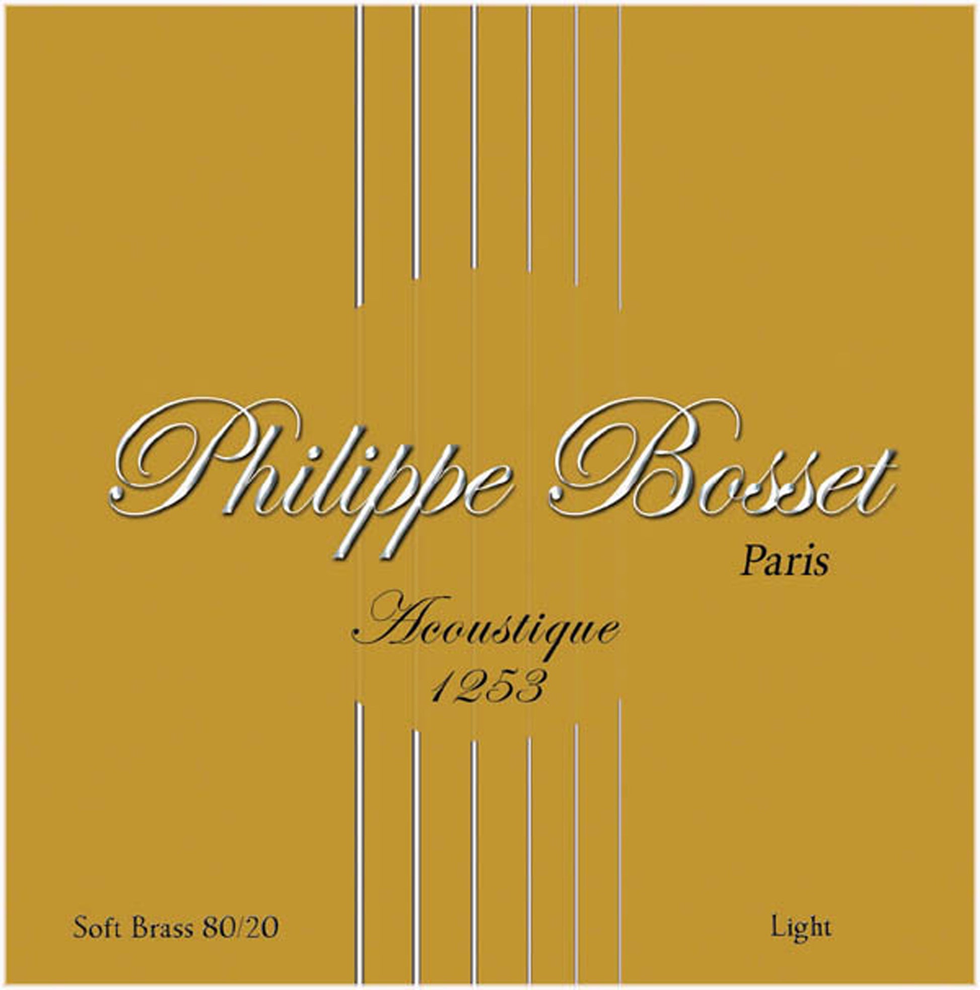 Jeu de cordes pour acoustique Light (12-16-25w-32w-42w-53w), soft brass 80/20