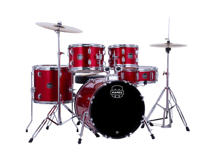 MAPEX COMET JAZZ/JUNIOR 18 5F INFRA RED COMPLETE AVEC HARDWARE, SIEGE ET CYMBALES