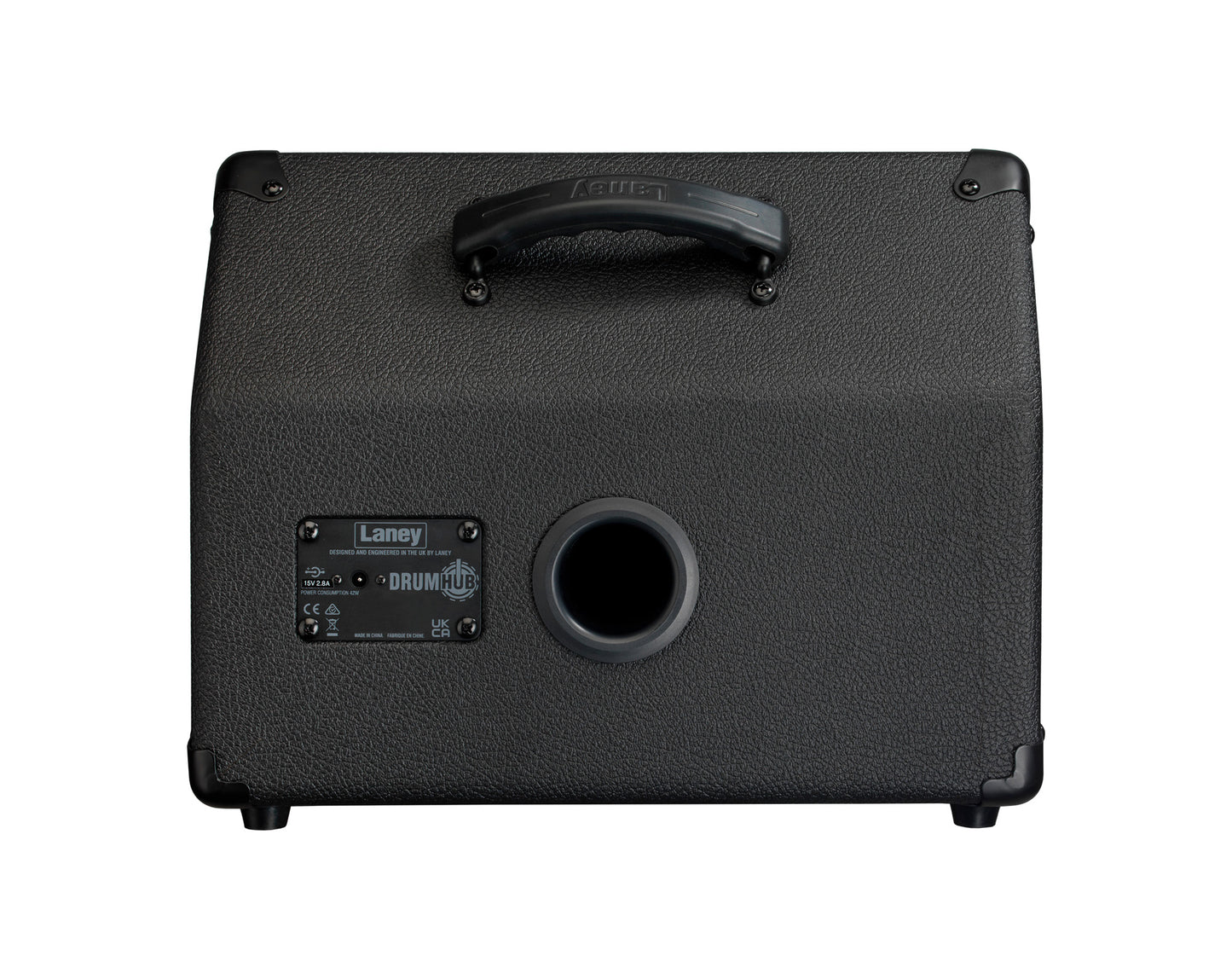 Ampli pour batterie électronique et multipads 40W, HP 8" Custom coaxial + tweeter 2", conception bass reflex, 2 canaux, noir