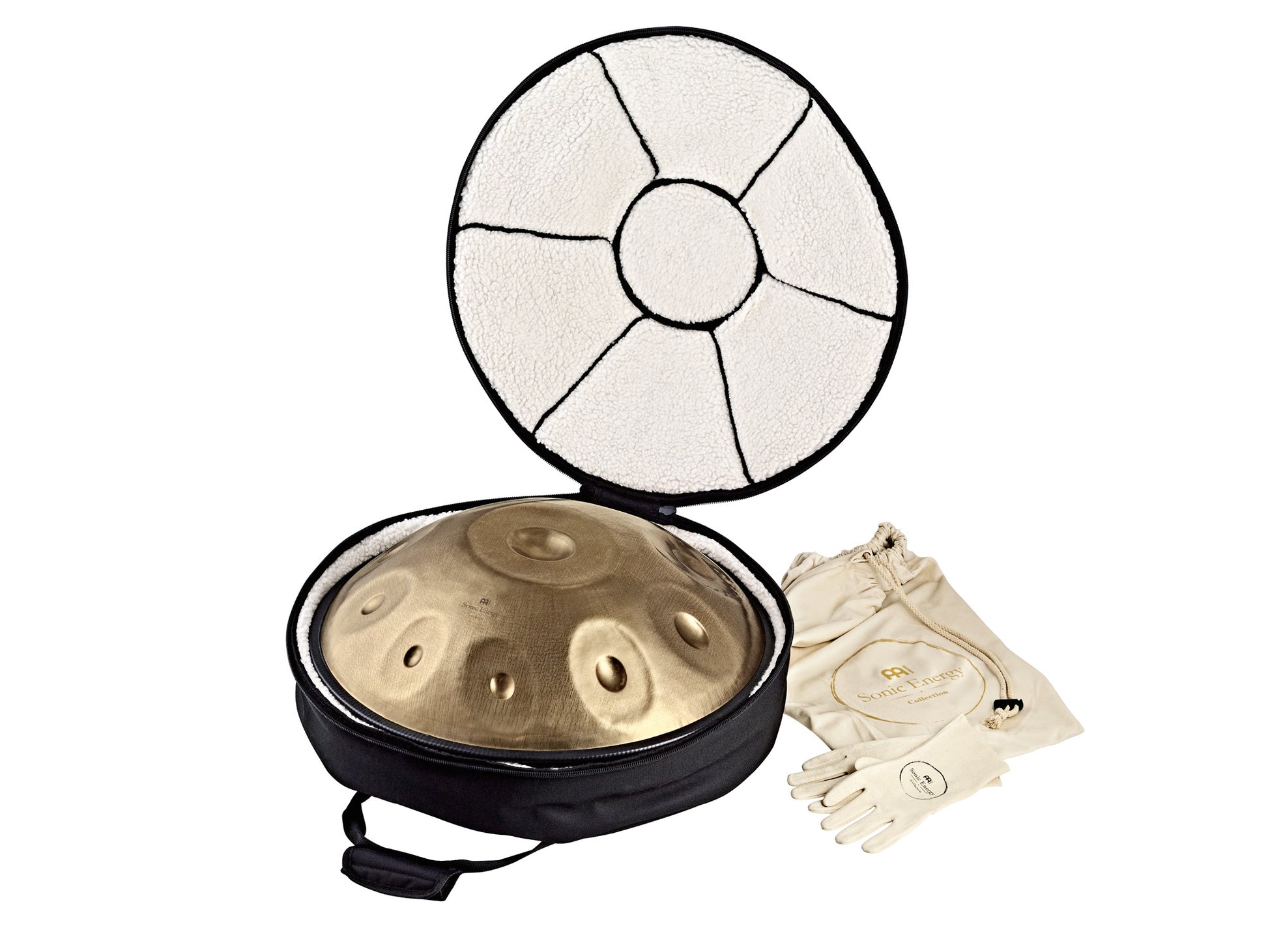 Hanpan Meinl Sonic Energy 22"(55,88cm), 10 sons, accordage en Ré, Vintage Gold.