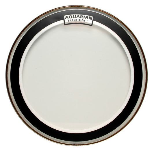 Peau Super-Kick I 22", 1 pli médium (0.25mm), atténuateur flottant, transparente